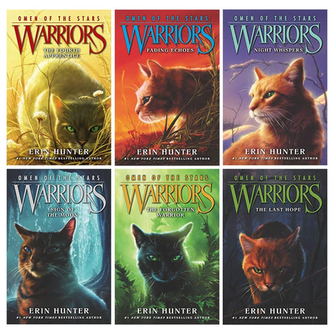 Warrior Cats (Series 2) The New Prophecy 6 Books by Erin Hunter