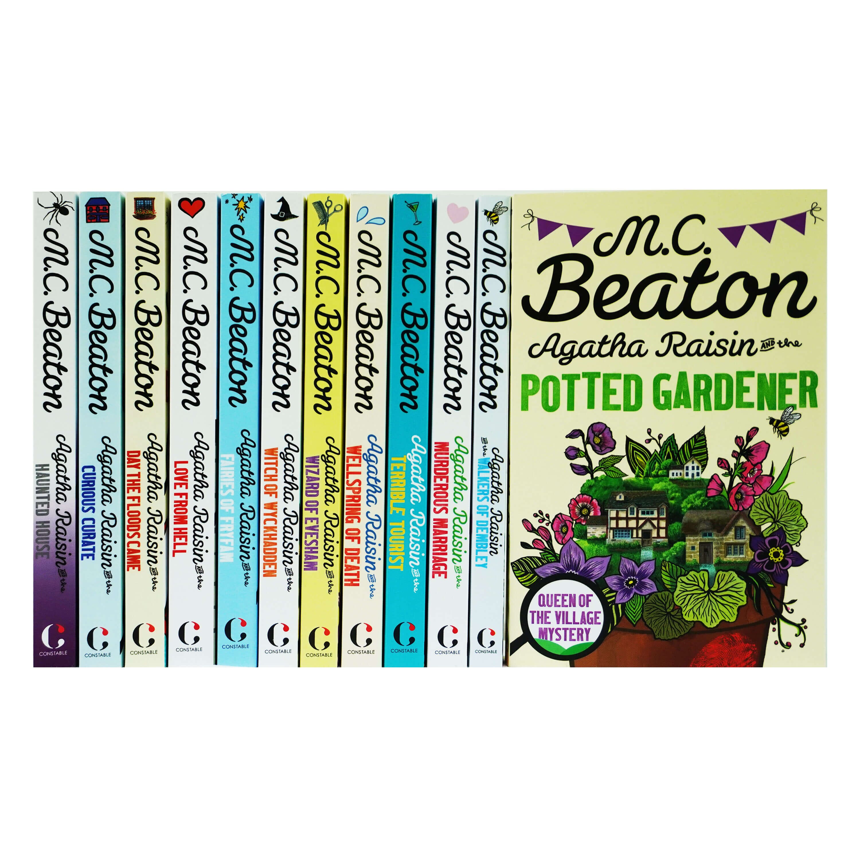Agatha Raisin Mysteries Series by M.C. Beaton 12 Books Collection Set —  Books2Door