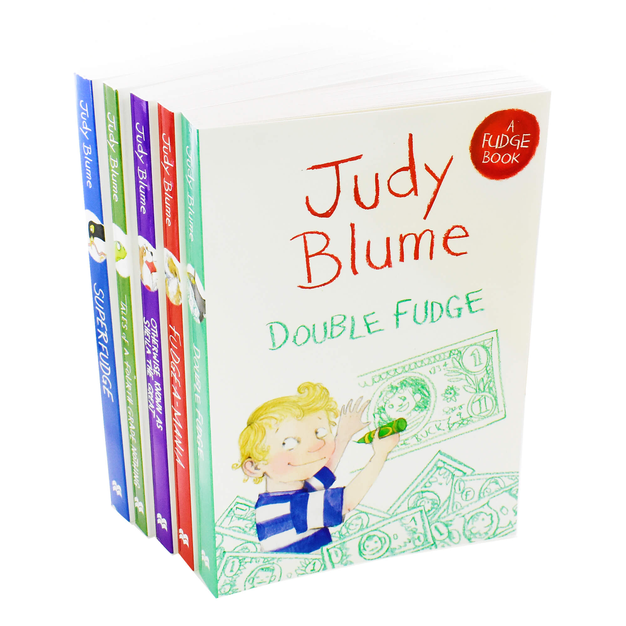 Fudge　—　Series　Age　Paperback　Books2Door　Collection　Books　Set　7-9　Judy　Blume