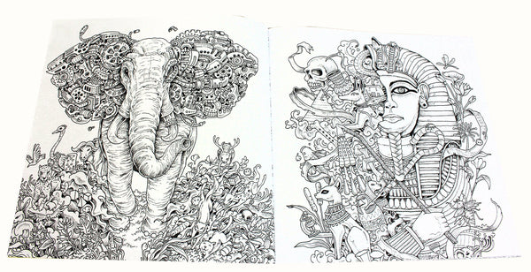 Animorphia Coloring Book Adult Gift Anti Stress Adult Fantasy Adventure  Monster - Kerby Rosanes: 9788994908281 - AbeBooks