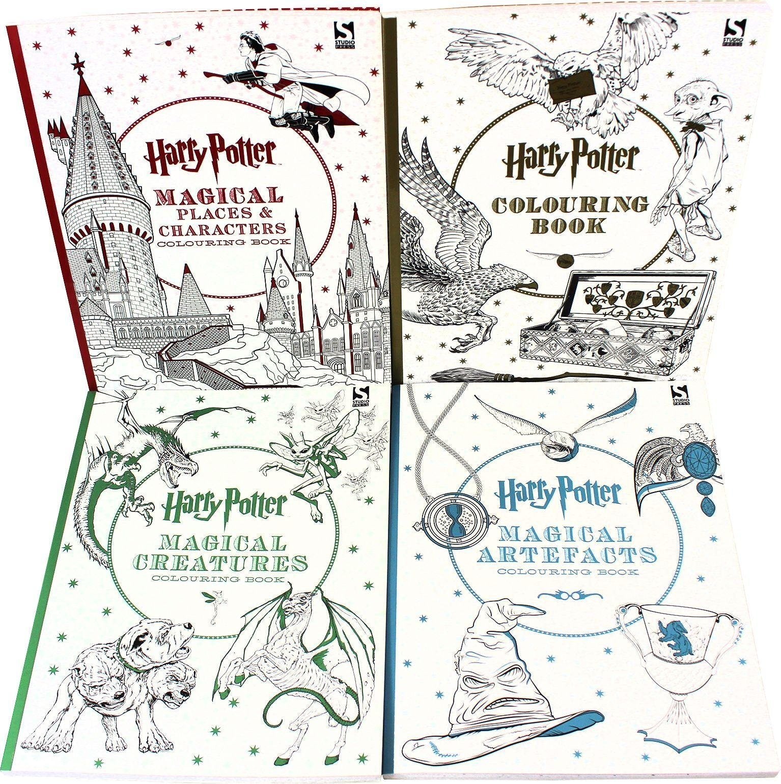 Harry Potter Magical Places & Characters Coloring Book (paperback