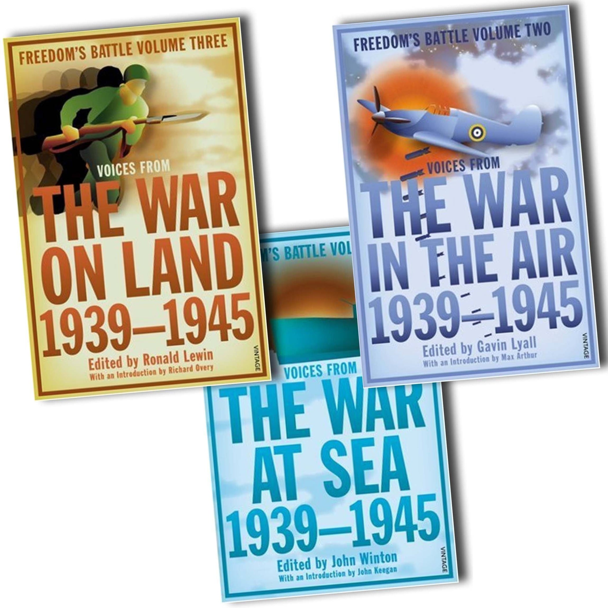 Freedoms Battle Trilogy Second World War (WWII) 3 Books Collection Y