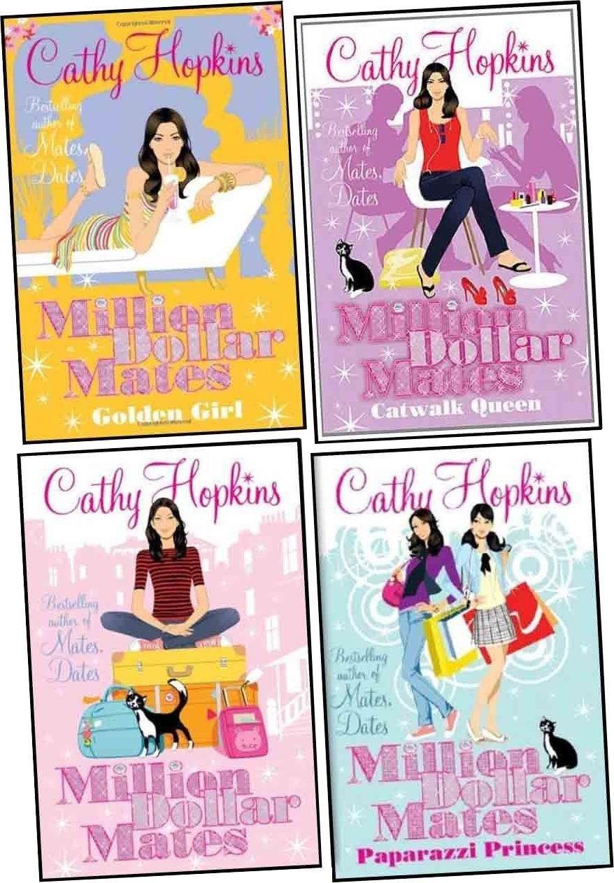 Cathy Hopkins Million Dollar Mates collection 4 Books set - Young Adul