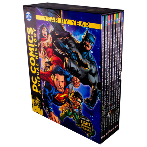 DC Comics A Visual History 8 Books Box Set - Ages 9-14 - Hardback —  Books2Door