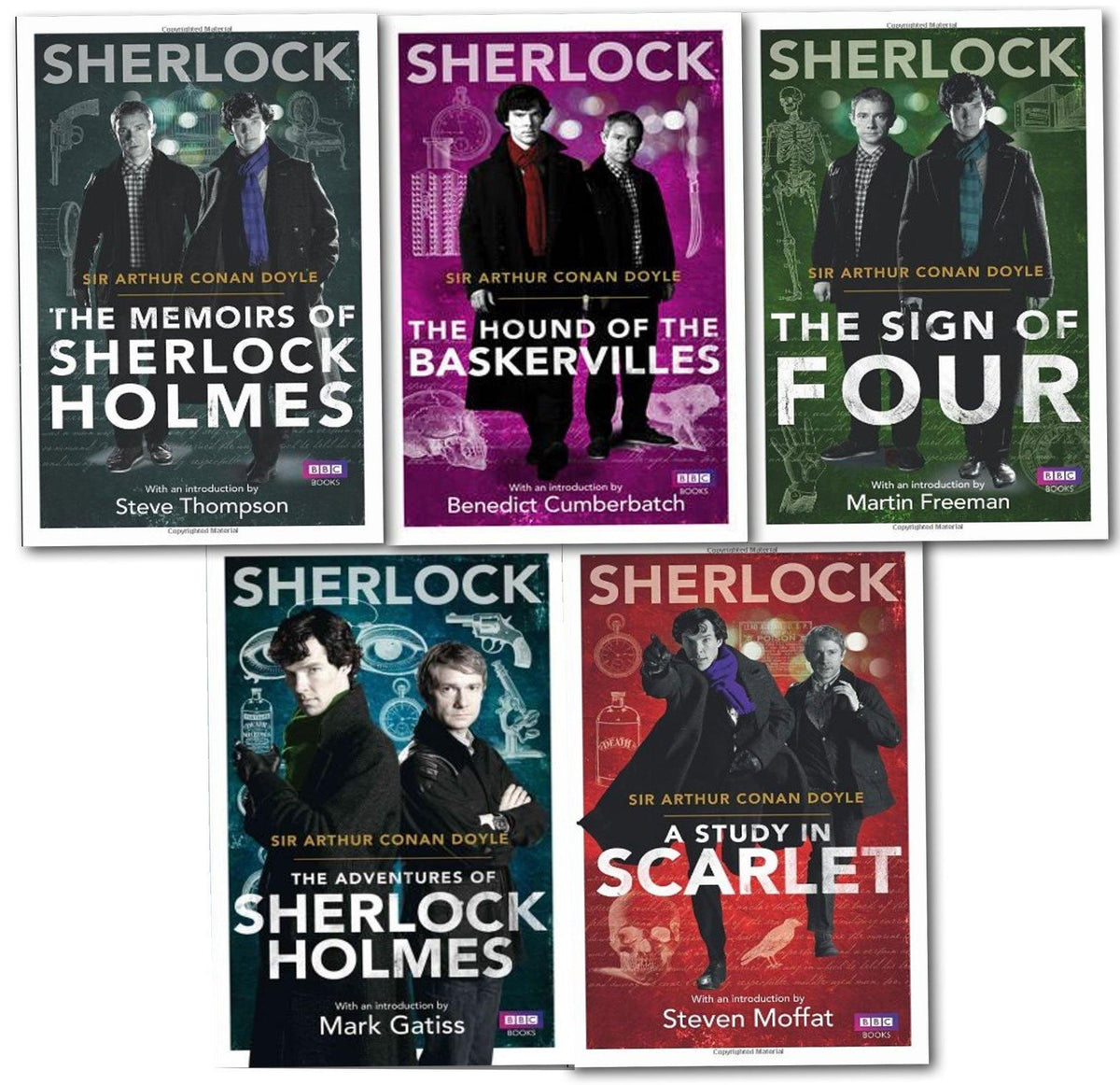 Sherlock Holmes Collection 5 Book set - Adult - Paperback by Sir Arthu