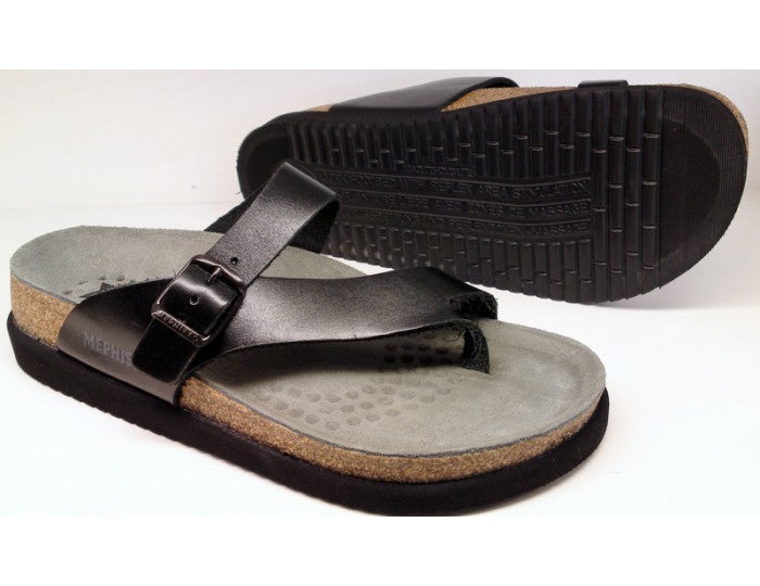 Women's Mephisto Helen Plus (Wide Fit)/Black Sandal – Omars Shoes