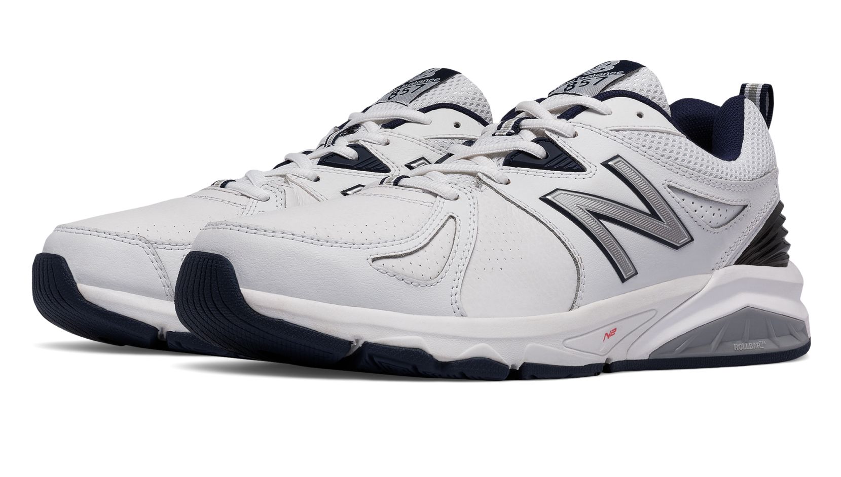 new balance 857 mens white