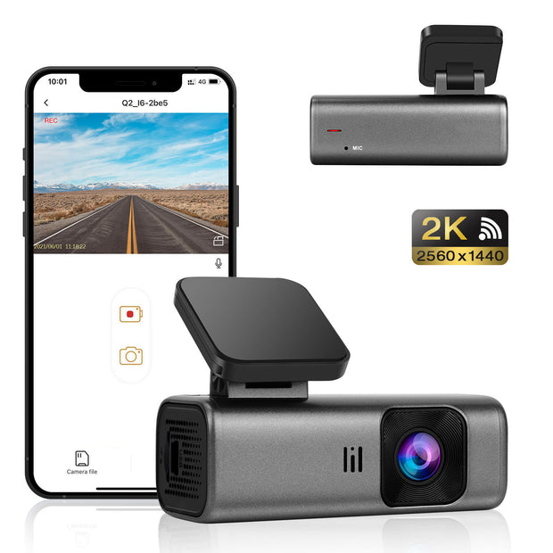 Dual Dash Camera WIFI Wireless Dashcam 4K Ultra HD 2180P Car