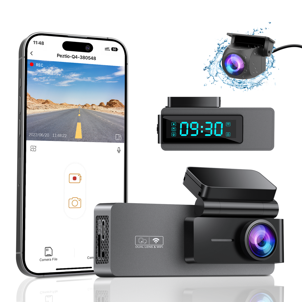 Arifayz Q3 Dash Cam WiFi Connection & APP Guidance 