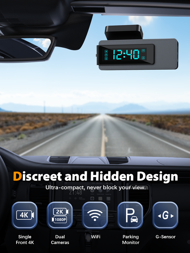 Arifayz Q3 FHD 1080P Dash Cam-$16300 Kingslim D5 4k Dash Cam