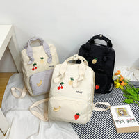 "FRUIT EMBROIDERY" BACKPACK N082606