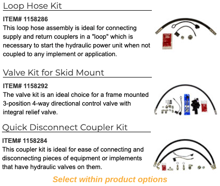 BravePro Hydra-Buddy Hydraulic Power Pack - Model HBH16GX