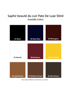 saphir wax polish colors