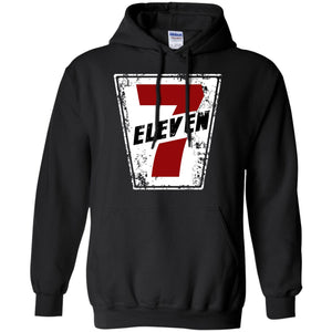 7 Eleven Retro Logo Distressed Hoodie