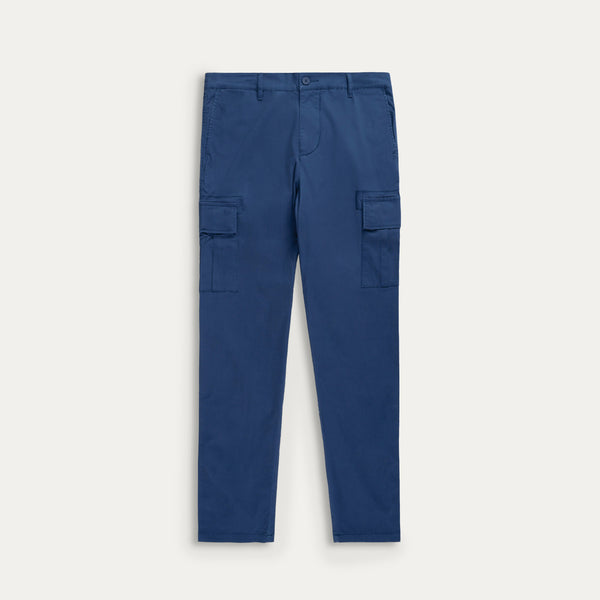 COLOR I-5 CARGO PANTS NAVY BLUE, PANTS