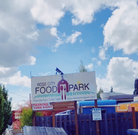 Rose City Food Park - Food Truck park with vegan options in Portland, Oregon