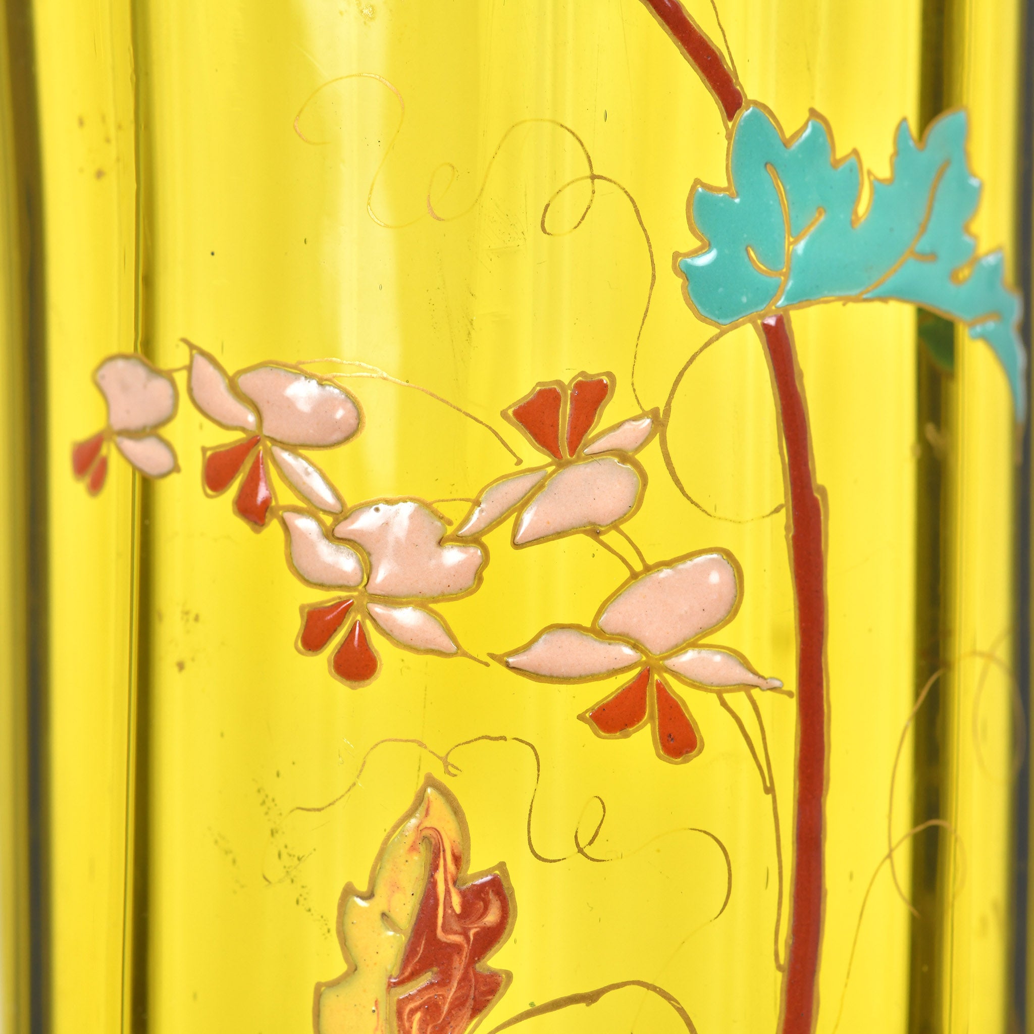 Gallé's botanical artwork on glass