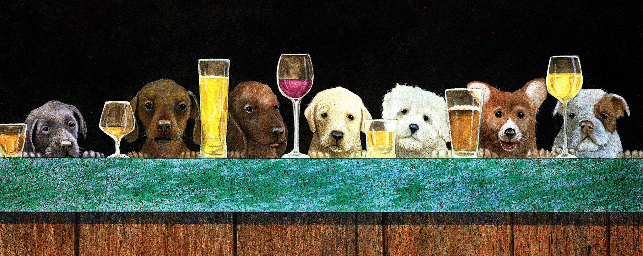 Yappy Hour by Will Bullas on Metal
