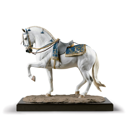 SPANISH PURE BREED SCULPTURE. HORSE. LIMITED EDITION