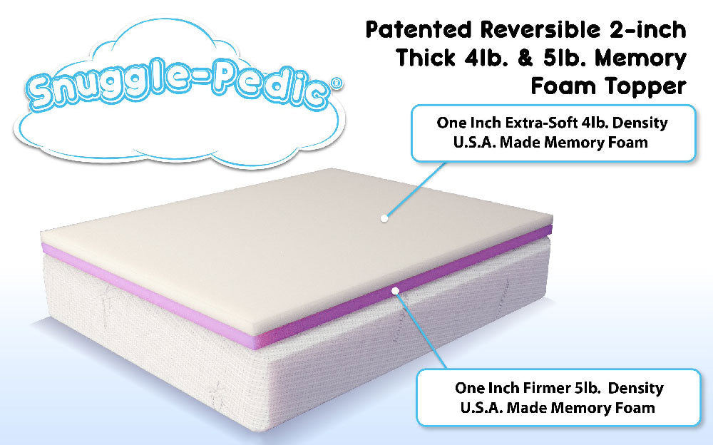 snuggle-pedic mattress topper