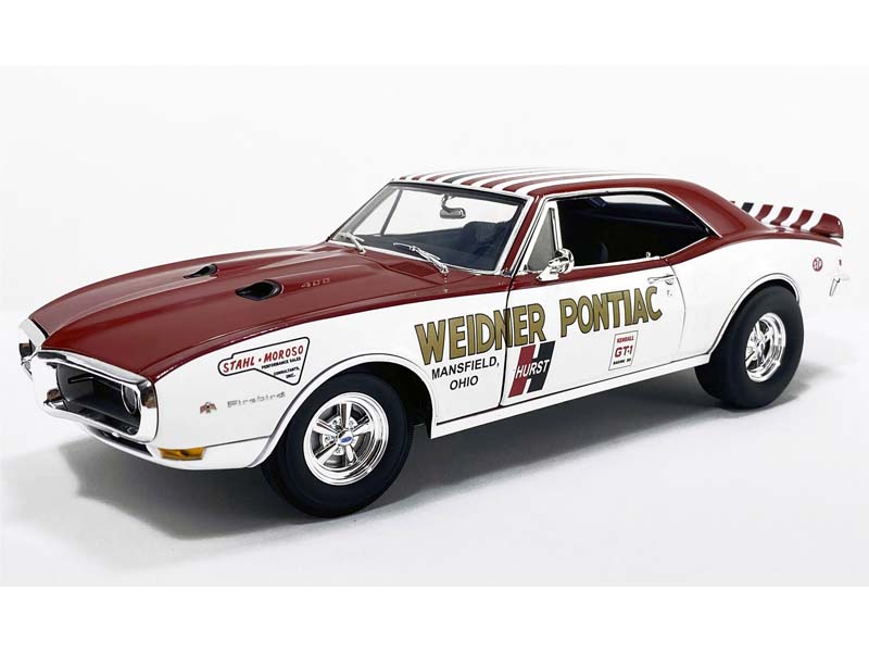 PRE-ORDER 1968 Pontiac Firebird First Ram Air II - Weidner Pontiac Drag Diecast 1:18 Scale Model - ACME A1805221