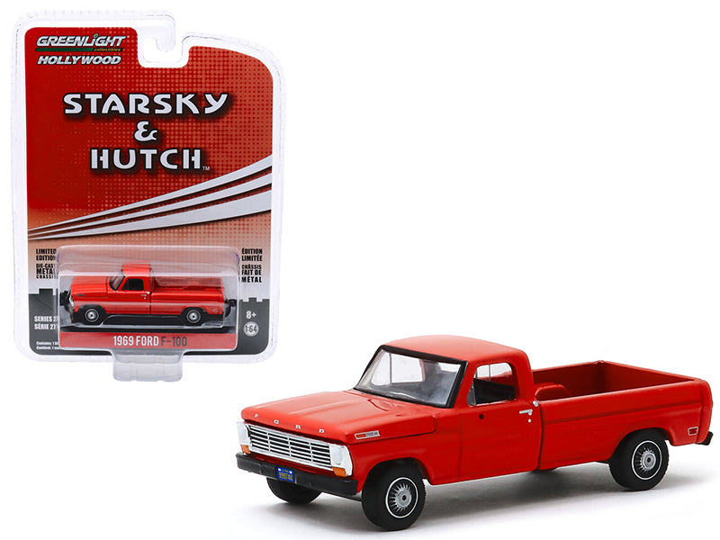 diecast red pickup truck