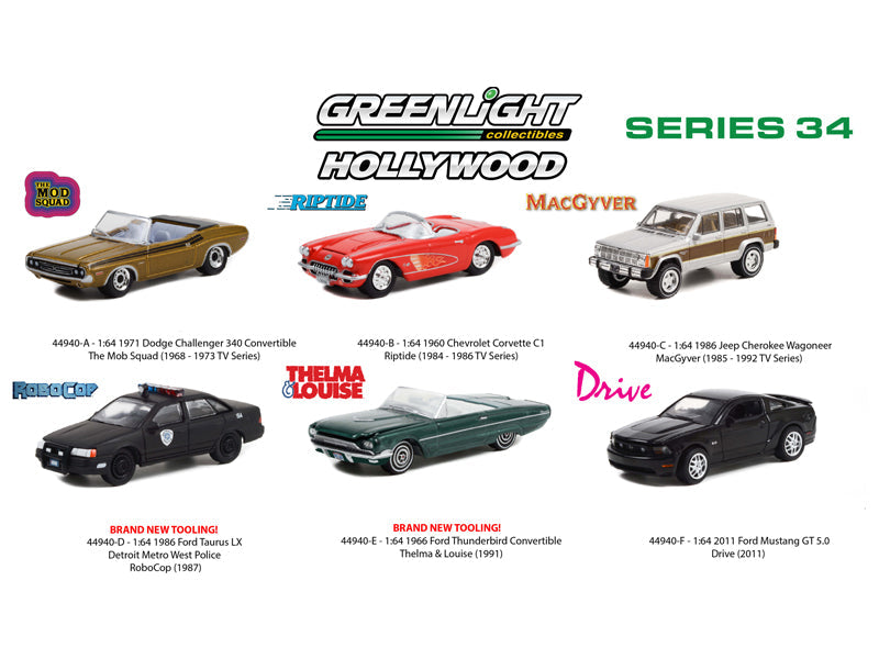 greenlight diecast movie cars