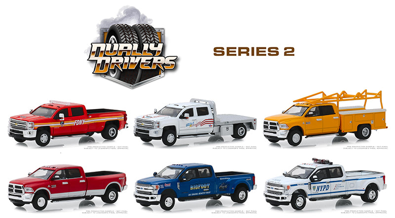 diecast dually pickup trucks