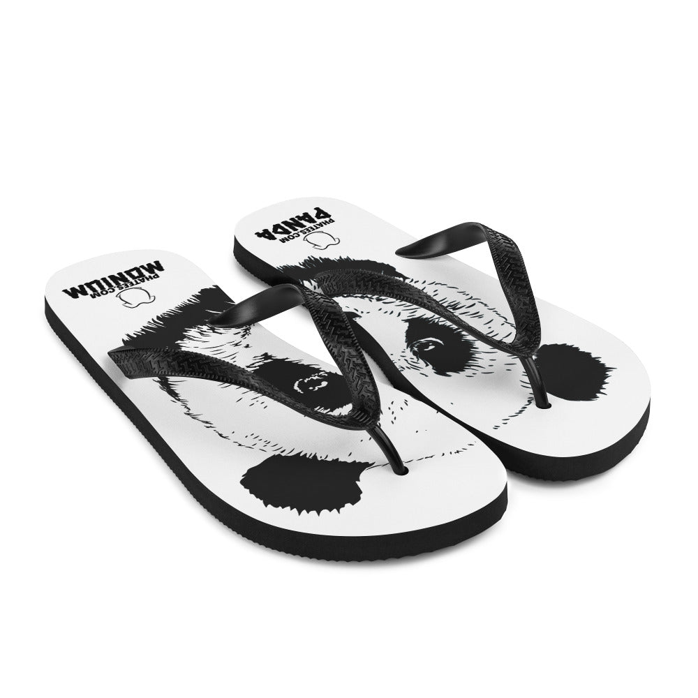 panda flip flops