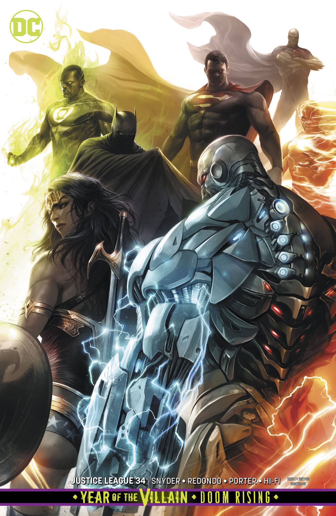 Justice League (2018) #34 Francesco Mattina Card Stock Cover – Comics Etc.