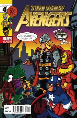 New Avengers (2010) #04 The Superhero Squad Variant