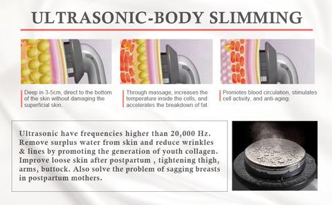 Ultrasonic body slimming machine