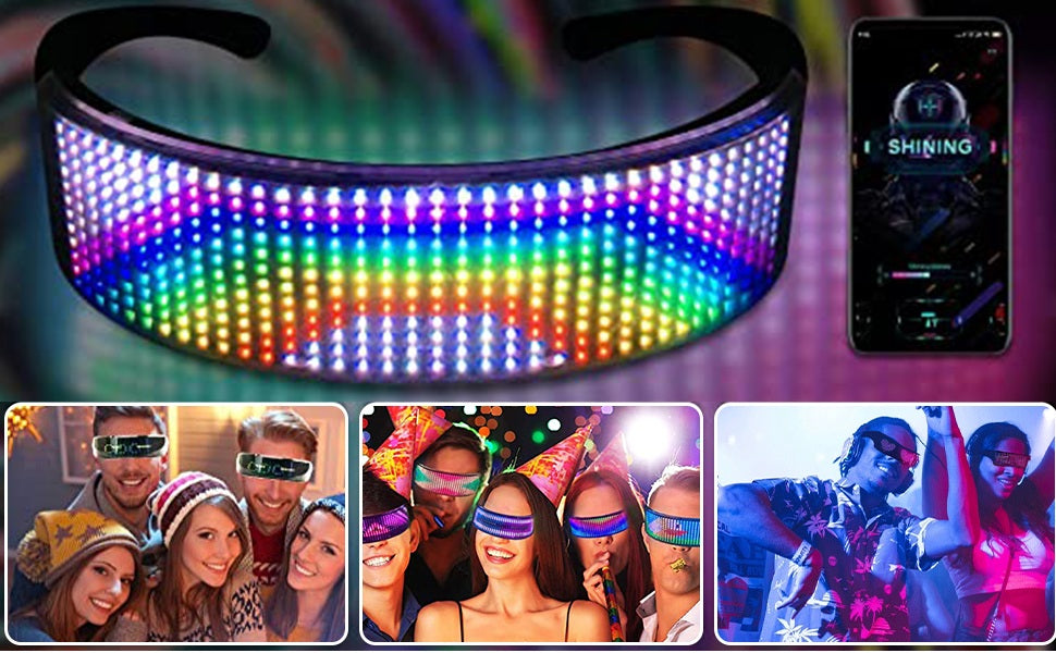 Party LED Shining Glass with Bluetotth APP Control