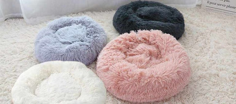 Colorful Relaxing Pet Bed from Faux Fur