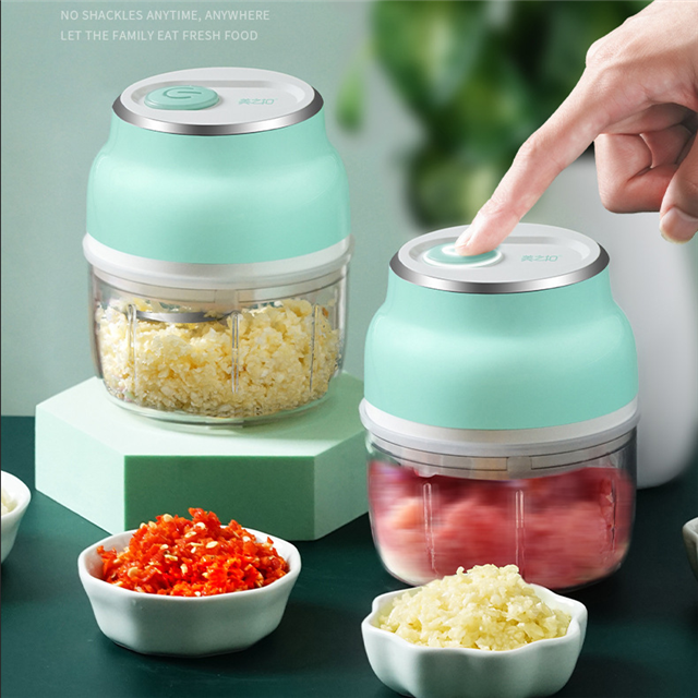 New Electric Garlic Chopper Mini Finger Food Chopper For Baby