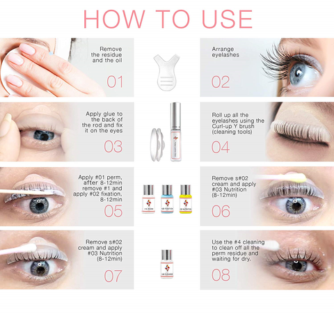 How to use Lash Lift Kit