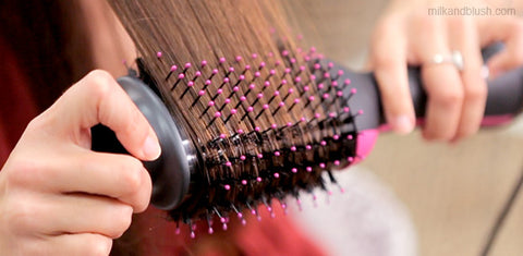 Salon Blowout at home - Hair Dryer, Straightener & Volumizer Brush