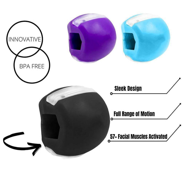 Face Toner Jaw exercise ball - Reduce your double chin anf get a chiseled jawline!