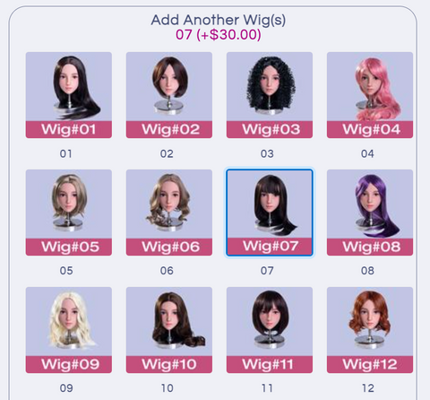 add another - extra wig to your doll order on SDG