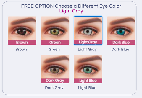 choose a different eye color for the SDG sex doll
