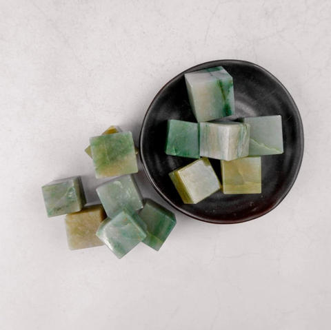 Green Aventurine Cubes