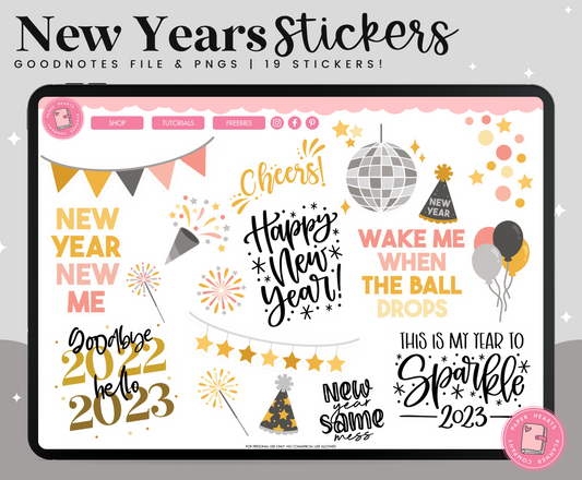 Holidays Digital Sticker Set