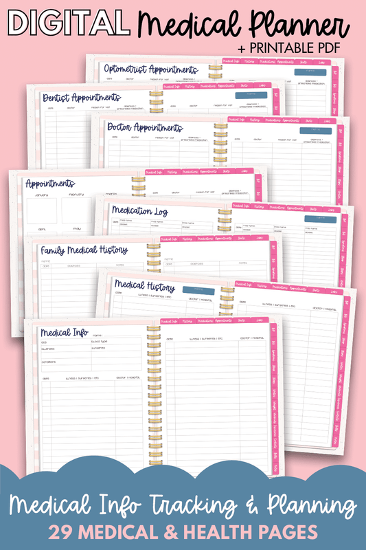 Digital Recipe Book – Paper Hearts Planner Co.