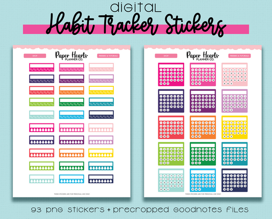 Book And Study Stickers, Reading Tracker, Planner Stickers