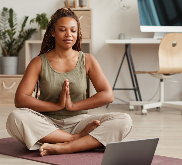 Woman meditating 