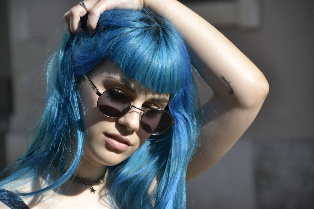 1. Manic Panic Pastel Blue Hair Dye - Vegan Semi Permanent Hair Color - wide 1