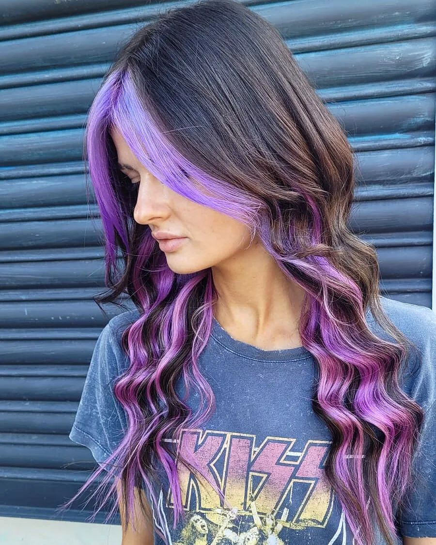 permanent purple hair dye