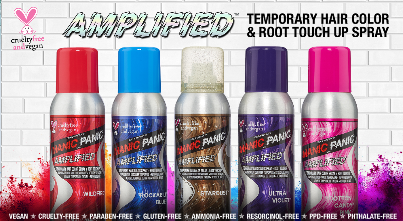 AMPLIFIED™ | Temporary Hair Color Spray - Tish & Snooky's Manic Panic