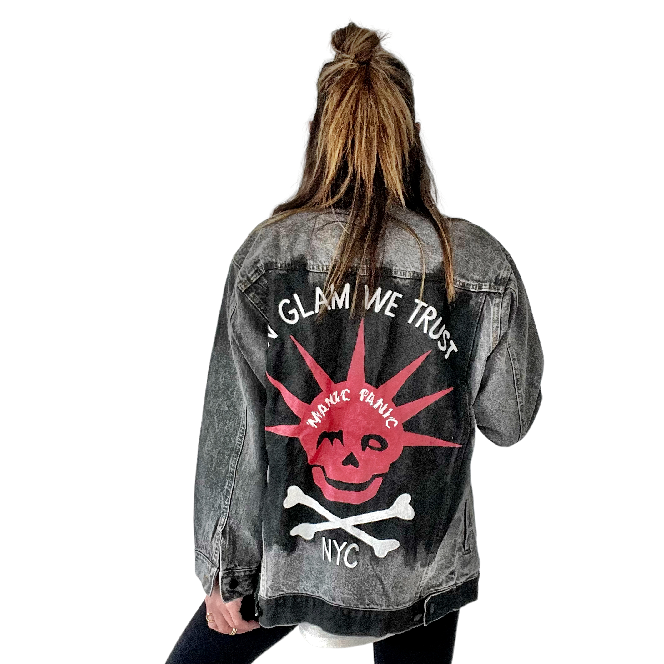 My Little Friend Half/Half Denim Jacket