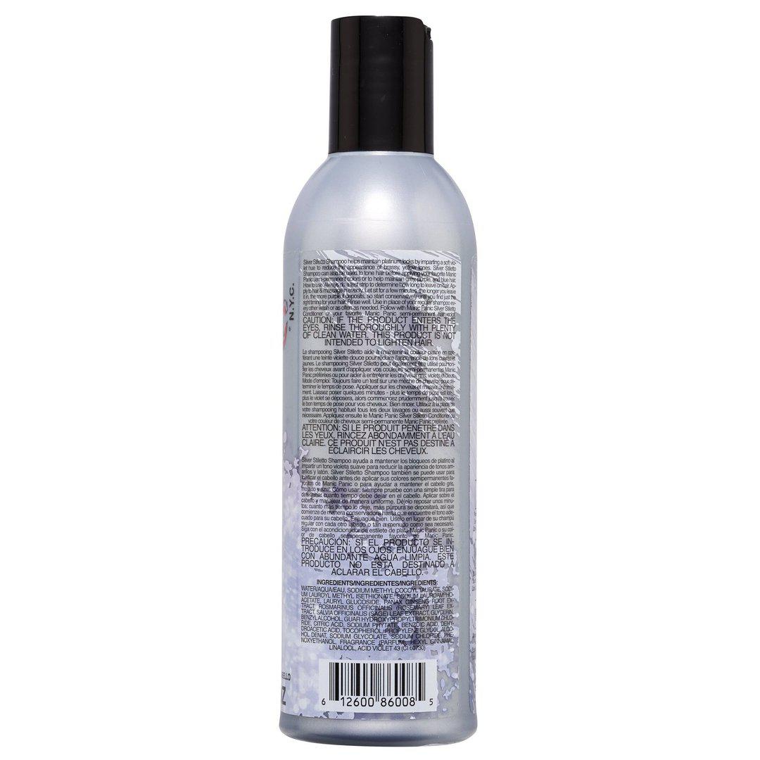 Silver Stiletto® - Violet Toning Shampoo 8oz - Tish & Snooky's Manic Panic